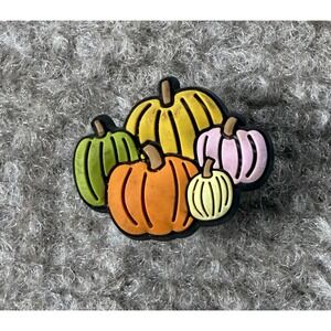 Crocs Jibbitz Pumpkin Patch Fall Harvest Shoe Charm – Autumn Halloween Accessory